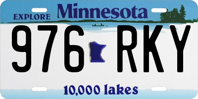 MN license plate 976RKY