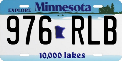 MN license plate 976RLB