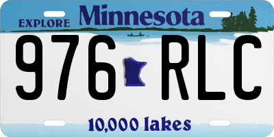 MN license plate 976RLC