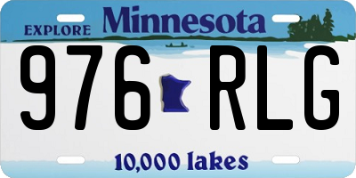 MN license plate 976RLG