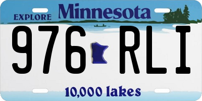 MN license plate 976RLI
