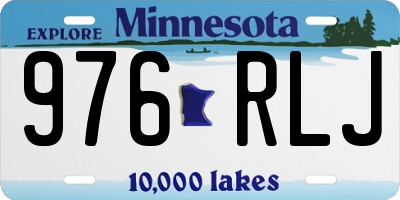 MN license plate 976RLJ