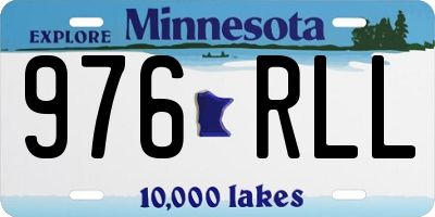 MN license plate 976RLL
