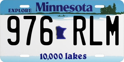 MN license plate 976RLM