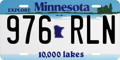MN license plate 976RLN