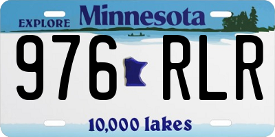 MN license plate 976RLR