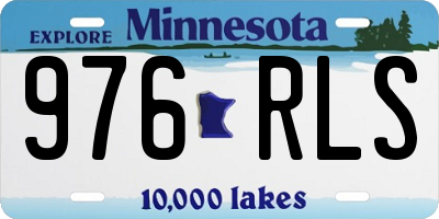 MN license plate 976RLS