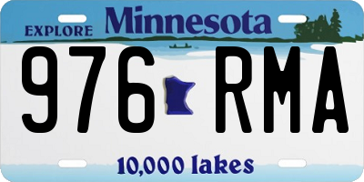 MN license plate 976RMA