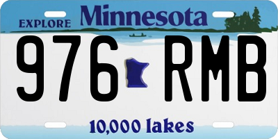 MN license plate 976RMB