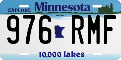 MN license plate 976RMF
