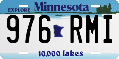 MN license plate 976RMI