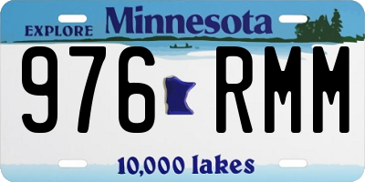 MN license plate 976RMM