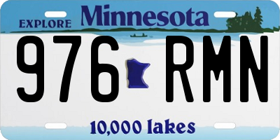 MN license plate 976RMN