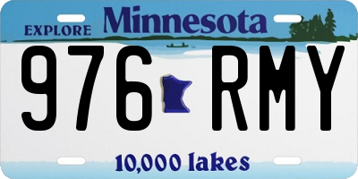 MN license plate 976RMY