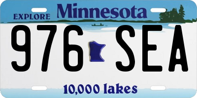MN license plate 976SEA
