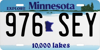 MN license plate 976SEY