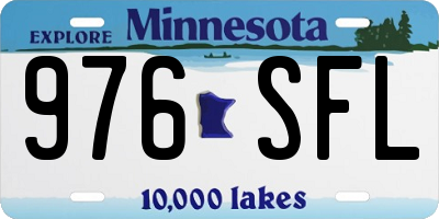 MN license plate 976SFL
