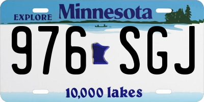 MN license plate 976SGJ