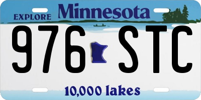 MN license plate 976STC