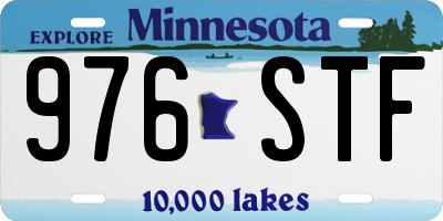MN license plate 976STF