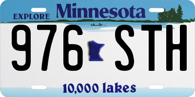 MN license plate 976STH