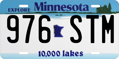 MN license plate 976STM