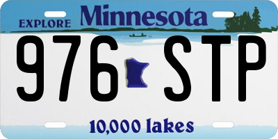 MN license plate 976STP