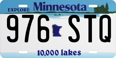MN license plate 976STQ