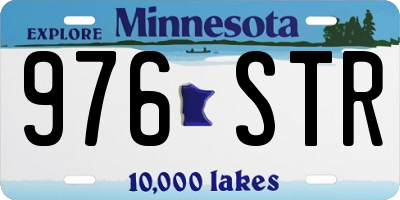 MN license plate 976STR