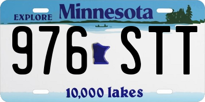MN license plate 976STT