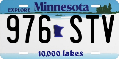 MN license plate 976STV