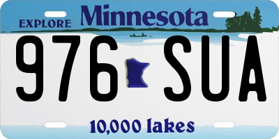 MN license plate 976SUA
