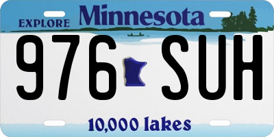 MN license plate 976SUH