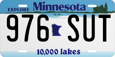 MN license plate 976SUT
