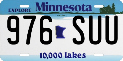 MN license plate 976SUU