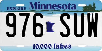 MN license plate 976SUW