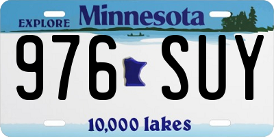 MN license plate 976SUY