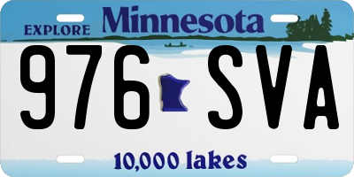 MN license plate 976SVA