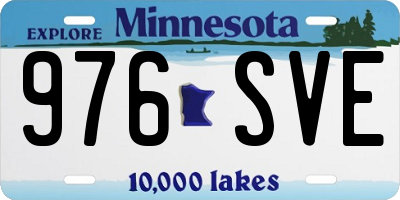 MN license plate 976SVE