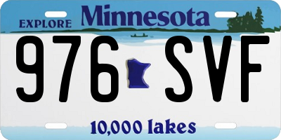 MN license plate 976SVF