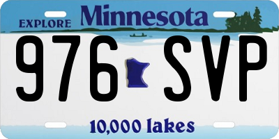 MN license plate 976SVP