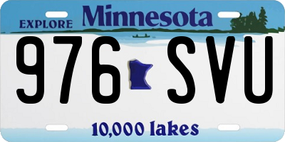 MN license plate 976SVU