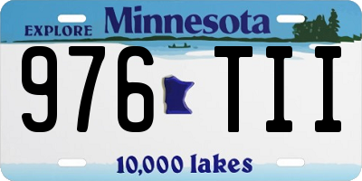 MN license plate 976TII
