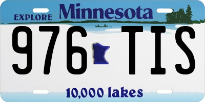 MN license plate 976TIS