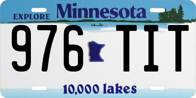 MN license plate 976TIT
