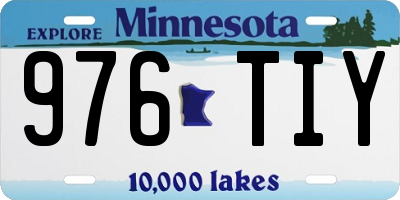 MN license plate 976TIY