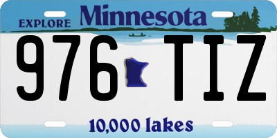 MN license plate 976TIZ