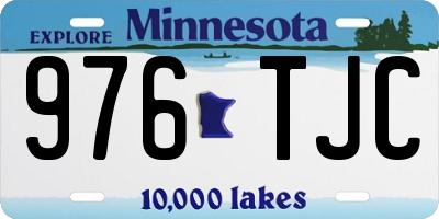 MN license plate 976TJC
