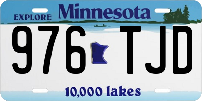 MN license plate 976TJD