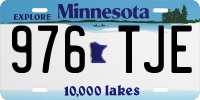 MN license plate 976TJE